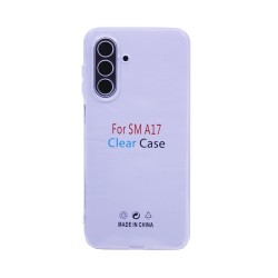 Soft Silicone Case with Camera Shield for Samsung Galaxy A17 Transparent Soft Silicone Case with Camera Shield for Samsung Galaxy A17 Transparent